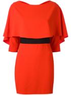 Alice+olivia Short Poncho Dress, Women's, Size: 2, Red, Polyester/spandex/elastane