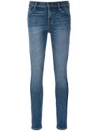 J Brand High-waisted Skinny Jeans - Blue
