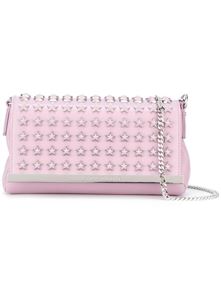 Philipp Plein 'grow Rich' Clutch, Women's, Pink/purple