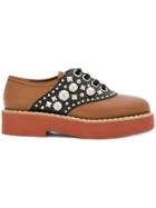 Miu Miu Lace-up Derby Shoes - Brown