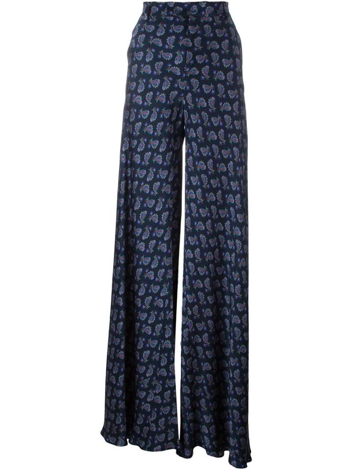 Etro Paisley Print Palazzo Pants