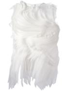 Gianluca Capannolo Twirled Pleats Top, Women's, Size: 44, White, Silk