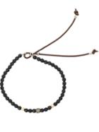 Catherine Michiels Beaded Bracelet, Women's, Black, Pearls/silver