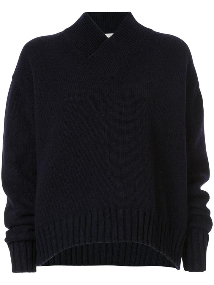 Studio Nicholson Kelvin Ribbed Jumper - Blue