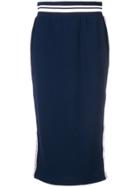 Juicy Couture High Waisted Pencil Skirt - Blue