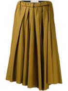 Marni Gathered Midi Skirt - Brown