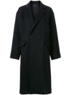 G.v.g.v. 'raw Edge' Coat, Women's, Size: 36, Black, Nylon/wool