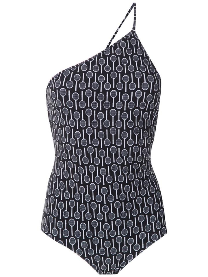 Adriana Degreas Printed Swimsuit - Black