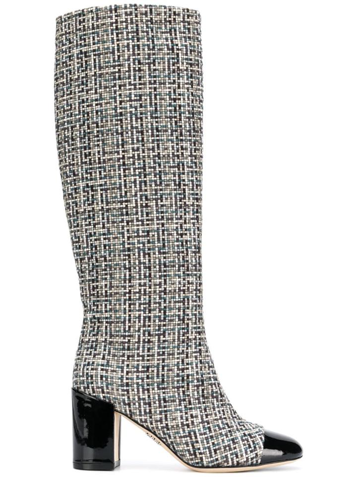Rodo Mosaic High Boots - Nude & Neutrals
