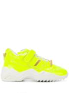 Maison Margiela Foam Details Touch-strap Sneakers - Yellow