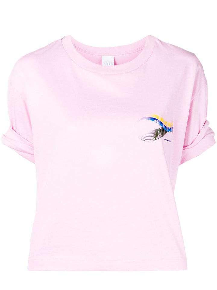 Pinko Printed Cropped T-shirt