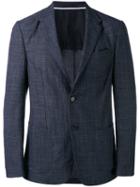 Z Zegna Two Button Suit Jacket, Men's, Size: 50, Blue, Spandex/elastane/cupro/wool