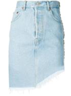 Forte Dei Marmi Couture Asymmetric Length Skirt - Blue