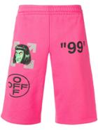 Off-white 99 Track Shorts - Pink
