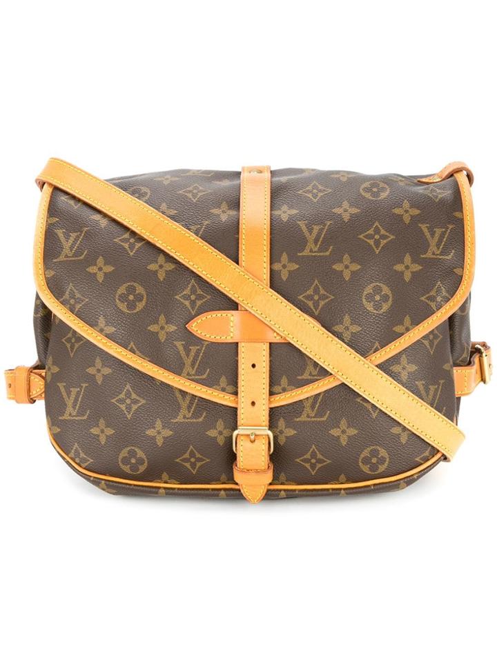 Louis Vuitton Vintage Saumur 30 Messenger Shoulder Bag - Brown