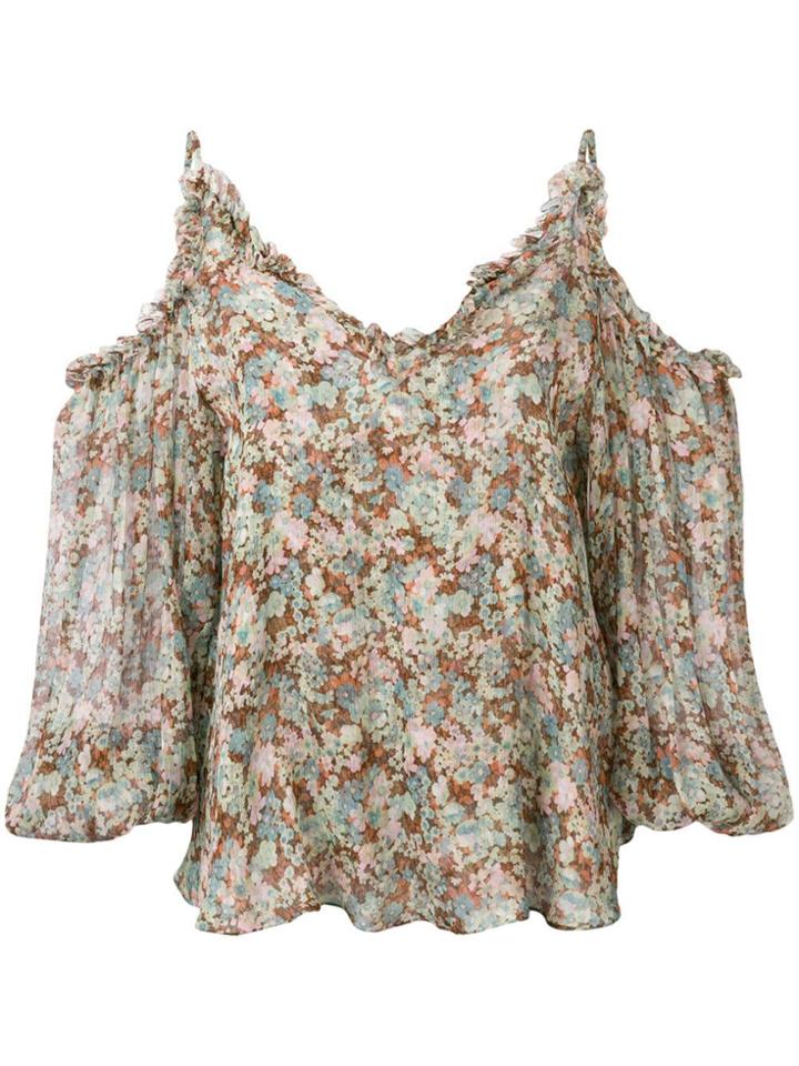 Stella Mccartney Meadow Floral Top - Green