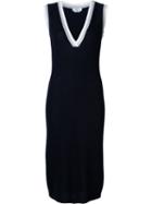 Gabriela Hearst V Neck Knit Dress
