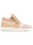 Giuseppe Zanotti Runner Panelled Sneakers - Pink