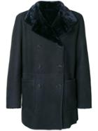 Giorgio Armani Double Breasted Coat - Blue