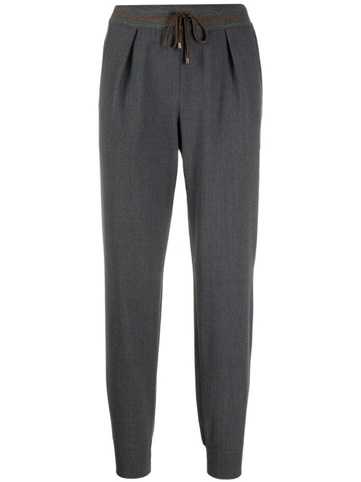 Lorena Antoniazzi Tapered Trousers - Grey