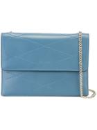 Lanvin 'sugar' Shoulder Bag, Women's, Blue, Lamb Skin/polyester/cotton