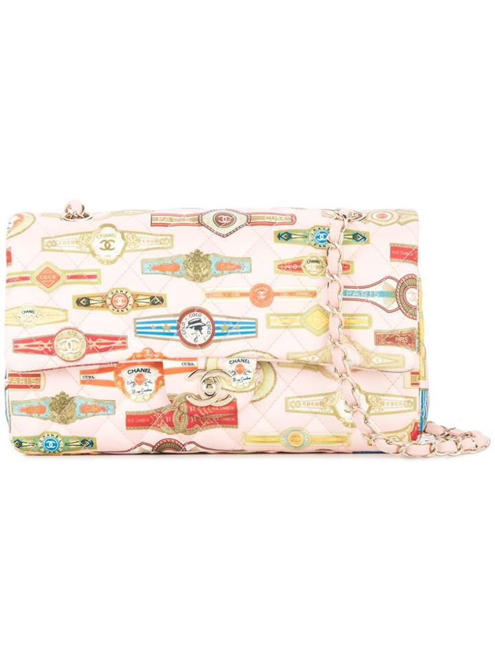 Chanel Vintage Cc Double Flap Chain Shoulder Bag - Multicolour