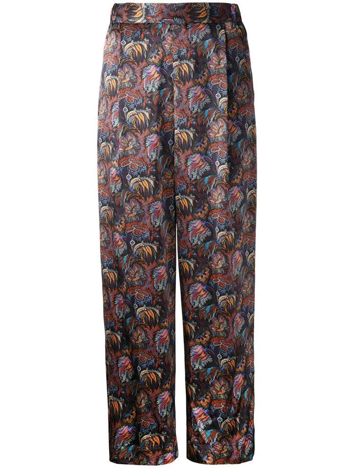 H Beauty & Youth Straight Cropped Trousers, Women's, Size: Medium, Silk