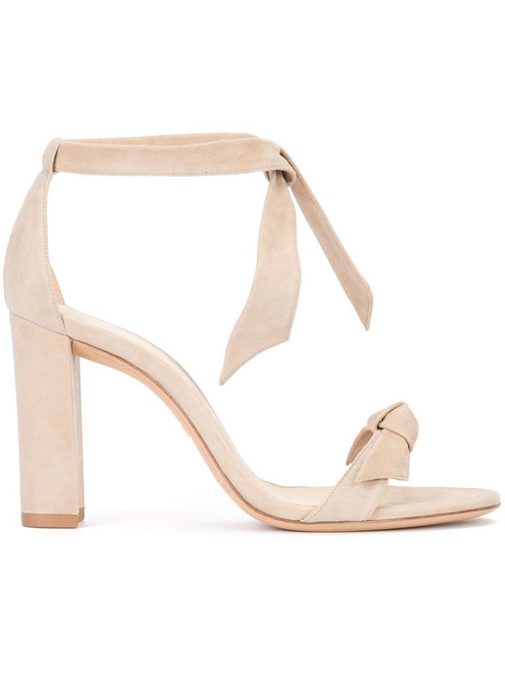Alexandre Birman Bow Tie Detail Sandals - Neutrals