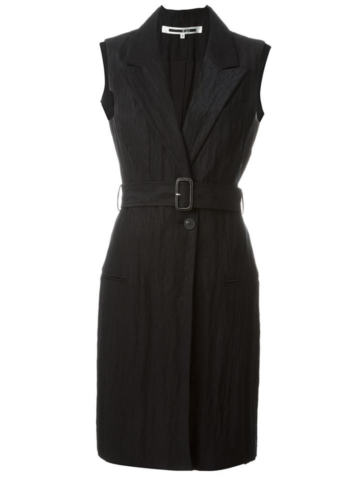 Mcq Alexander Mcqueen Belted Sleeveless Coat