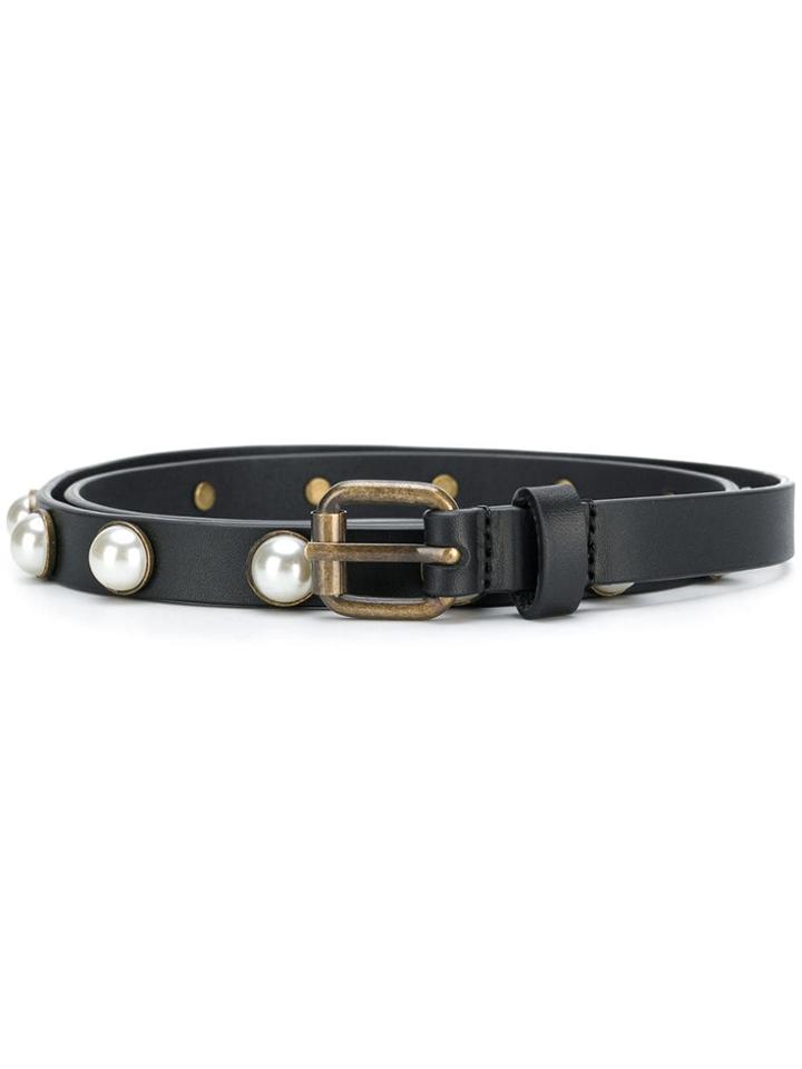 Philosophy Di Lorenzo Serafini Thin Buckle Belt - Black