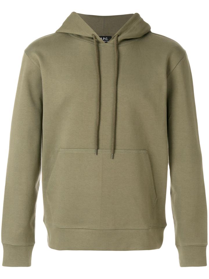 A.p.c. Classic Hoodie - Green