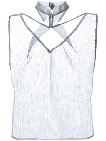 Iris Van Herpen Woven Stripe Top
