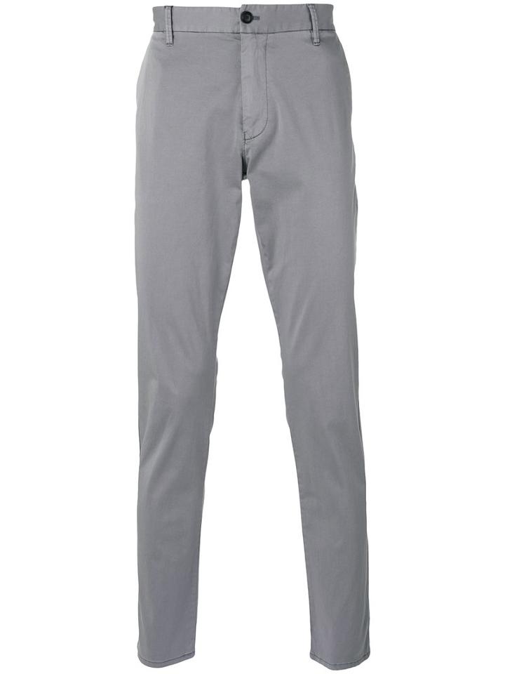 Armani Jeans - Tapered Trousers - Men - Cotton/spandex/elastane - 52, Grey, Cotton/spandex/elastane
