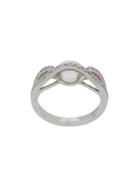 V Jewellery Overlay Ring - Silver
