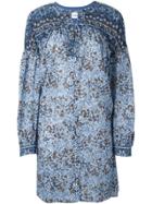 See By Chloé Boho Floral Print Dress - Blue