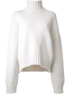 Studio Nicholson Loose-fit Jumper, Women's, Size: 1, White, Cashmere/wool