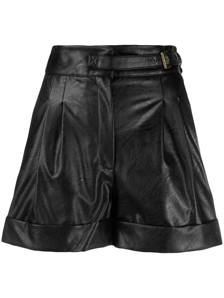 Twin-set Pleated Shorts - Black