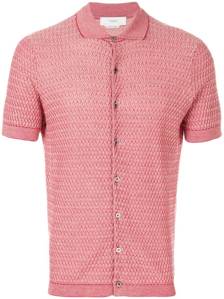 Pringle Of Scotland Mini Argyle Shirt - Red