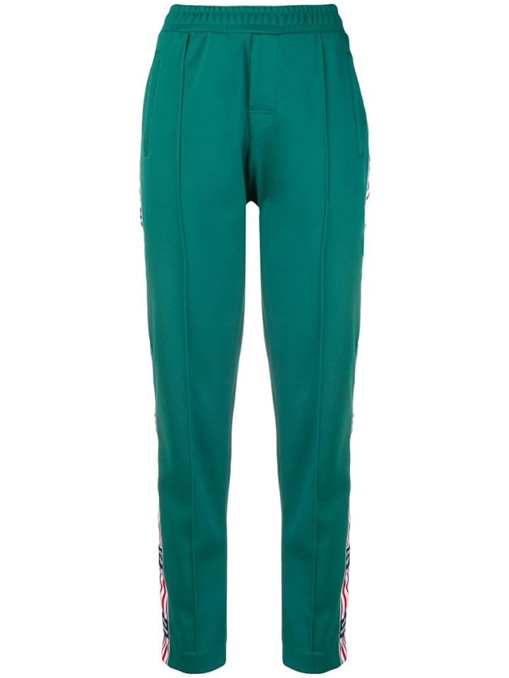 Zoe Karssen Straight Leg Track Pants - Green
