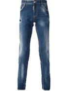 Dsquared2 Faded Jeans, Men's, Size: 50, Blue, Cotton/spandex/elastane