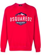 Dsquared2 - Mountaineer Logo Sweatshirt - Men - Cotton - Xl, Red, Cotton