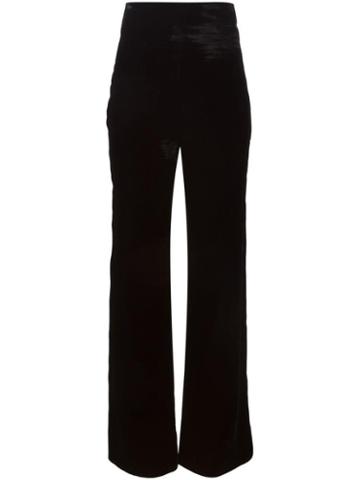 Emilio Pucci Pre-owned Wide Trousers - Black