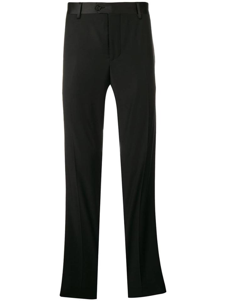 Billionaire Side Stripe Tailored Trousers - Black