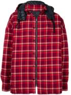 Juun.j Check Print Jacket - Red