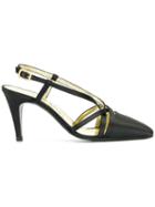 Chanel Pre-owned Strappy Buckled Pumps - Black