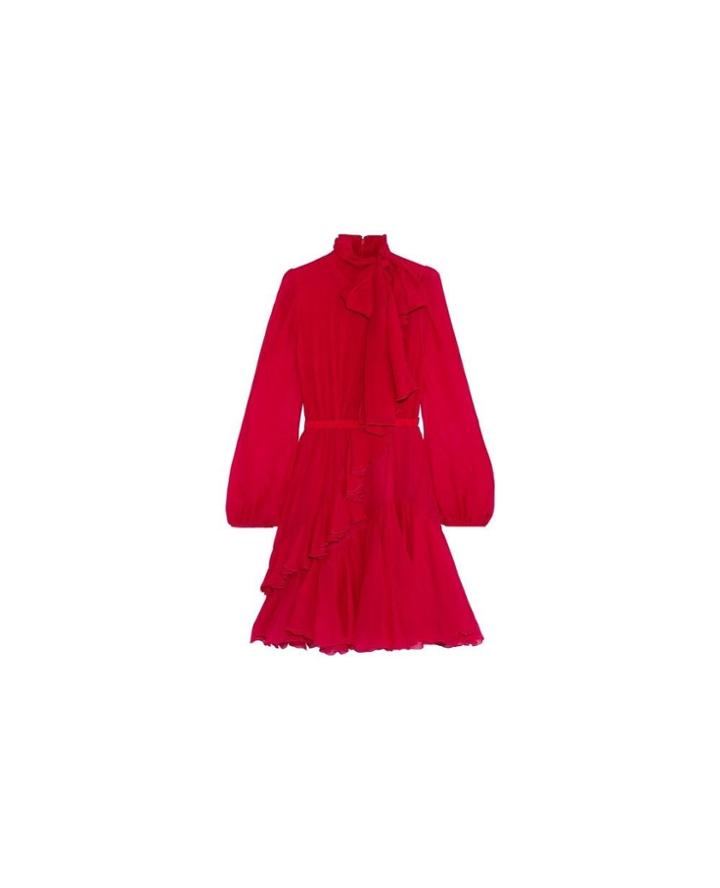 Giambattista Valli Ruffled Silk-chiffon Dress - Unavailable