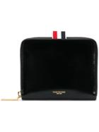 Thom Browne Short Zip-around Accordion Wallet - Black