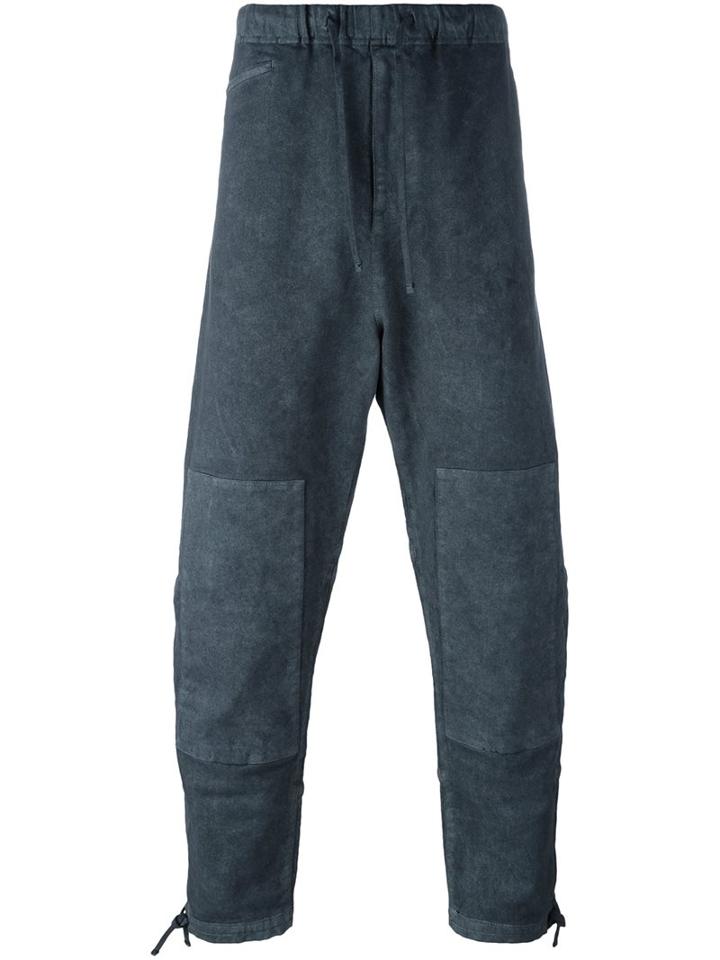Stone Island Shadow Project Loose Fit Trousers, Men's, Size: Medium, Grey, Cotton/spandex/elastane
