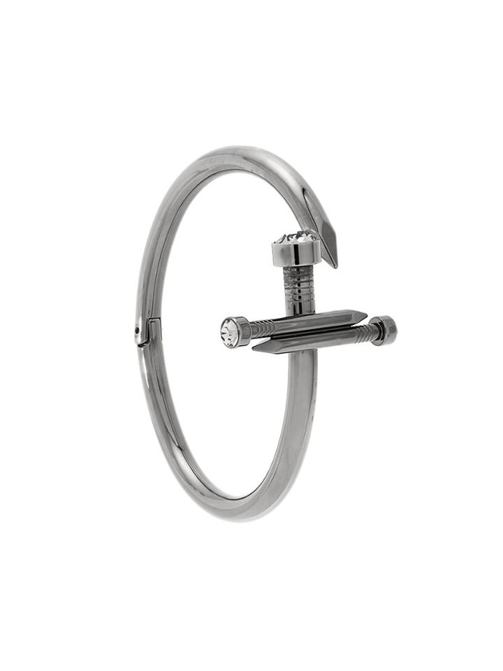 Dsquared2 Nail Crucifix Bracelet - Metallic
