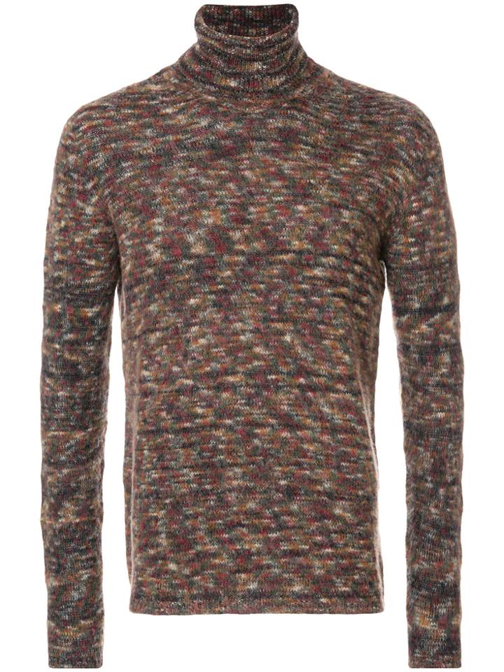 Roberto Collina Turtleneck Jumper - Multicolour